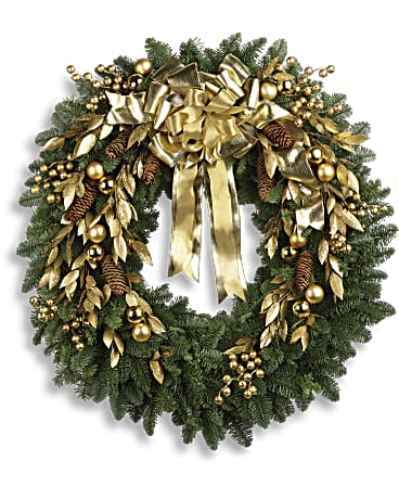 Glitter & Gold Wreath
